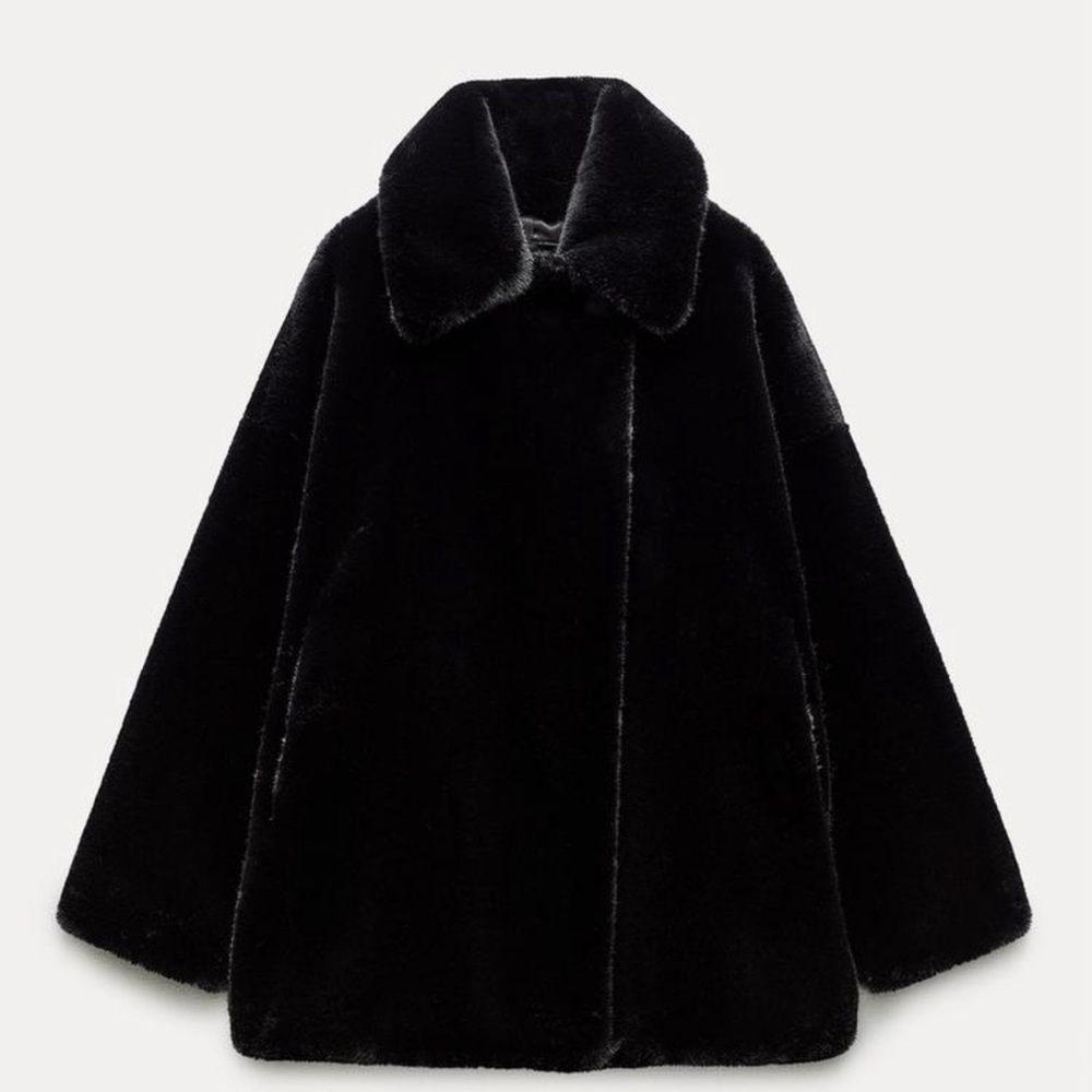 Zara faux fur coat